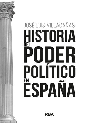 cover image of Historia del poder político en España